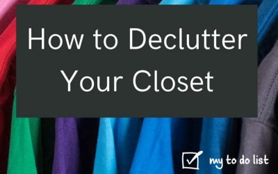 October 2021 – Declutter your closet